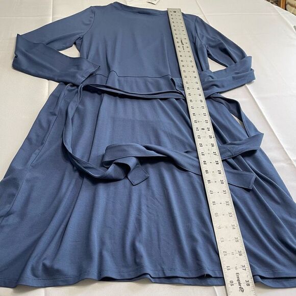 NWT J. Jill Wearever Collection Twilight Blue Dress Size Medium New - Picture 10 of 10